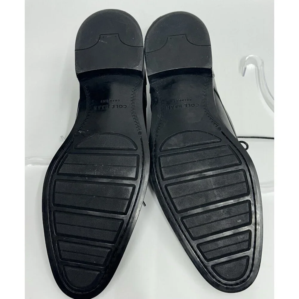 Cole Haan Grand Os Shoes Men’s Size 11.5M Lenox Hill Oxford Black Leather C11627